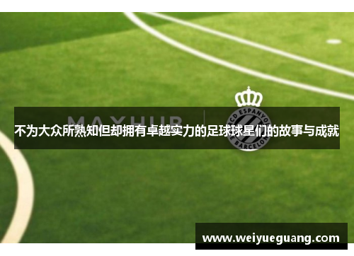 不为大众所熟知但却拥有卓越实力的足球球星们的故事与成就